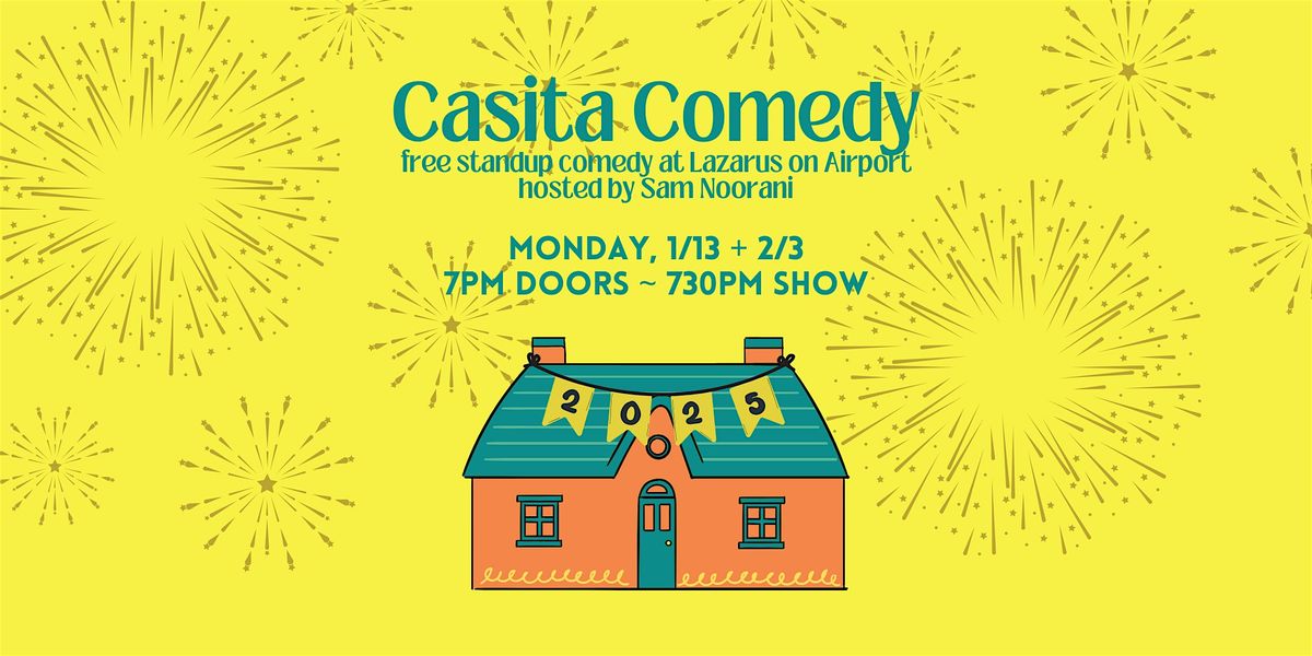 Casita Comedy: Free Standup Comedy at Lazarus Brewing on Airport