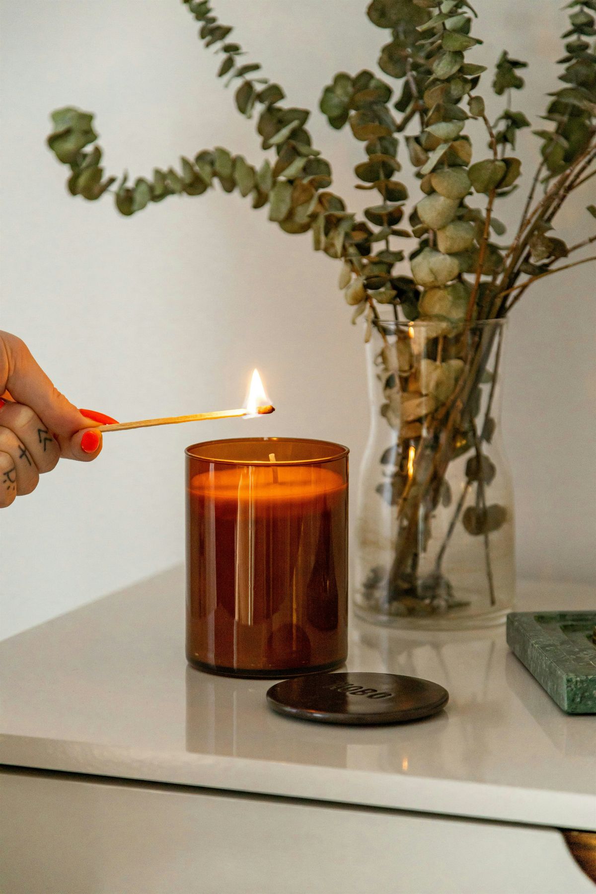 Make your own Christmas candle