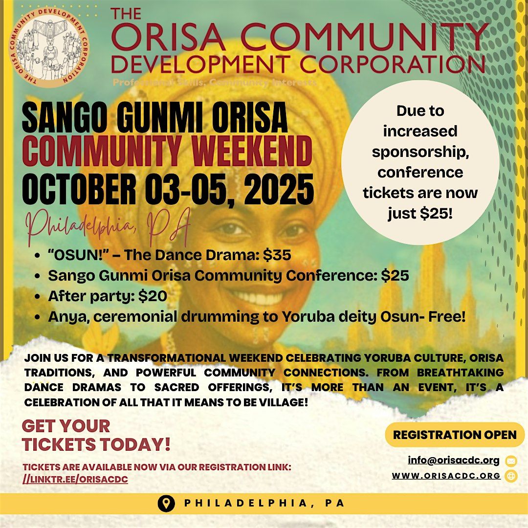 Orisa Community Conference Weekend