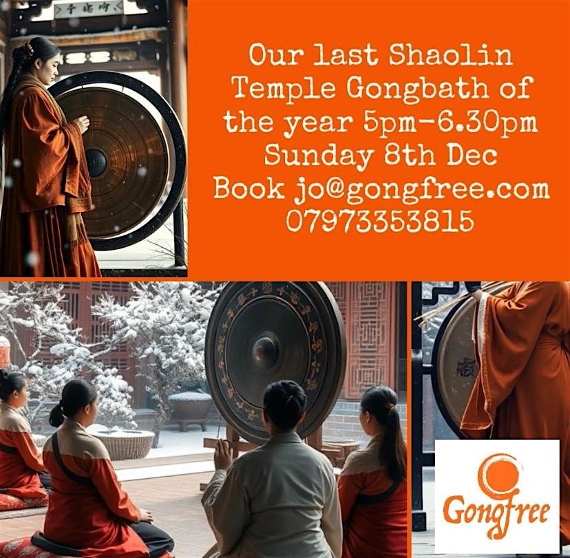 Gongfree at Shaolin Temple Gong Bath for all 1 for 2 - buy one get 2:)