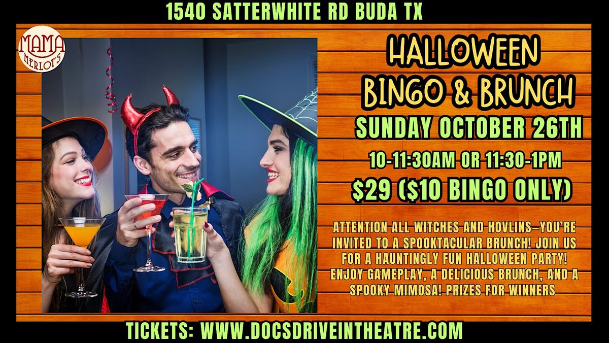 Halloween Bingo & Brunch at the Speakeasy