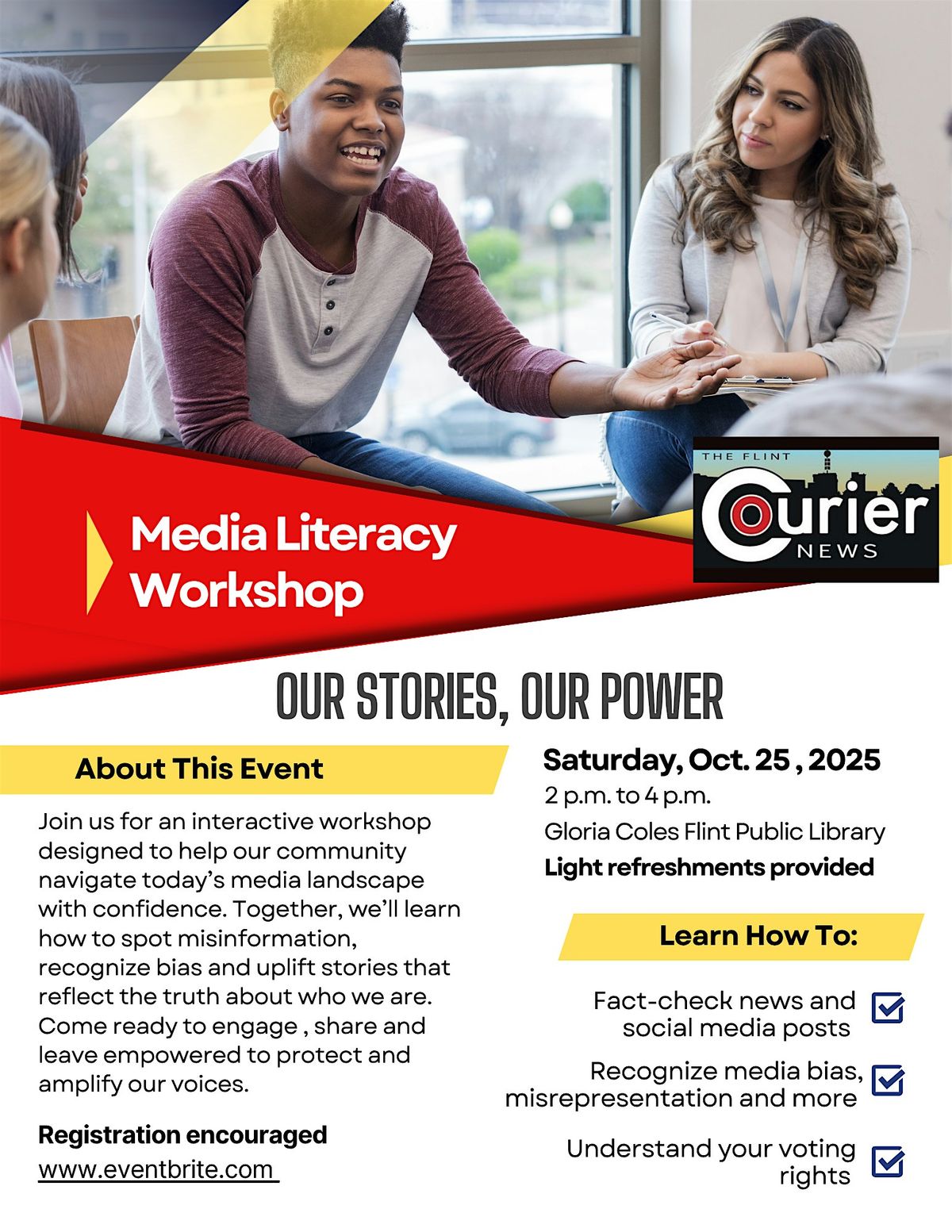 Media Literacy Workshop in Flint, MI