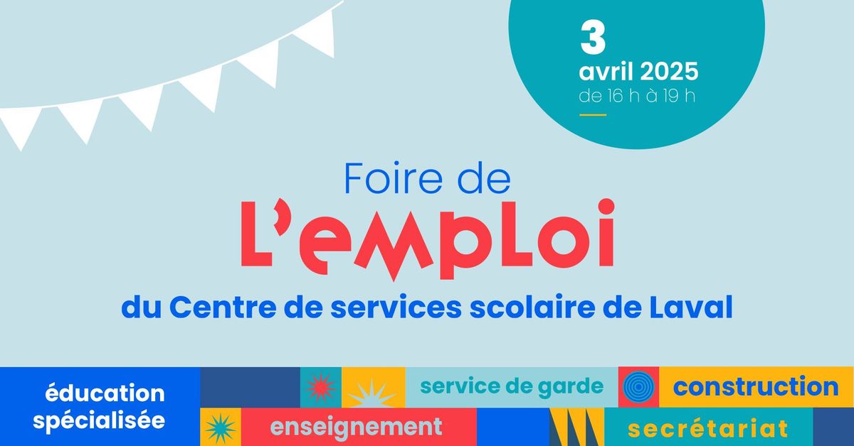 Foire de l'emploi du Centre de services scolaire de Laval