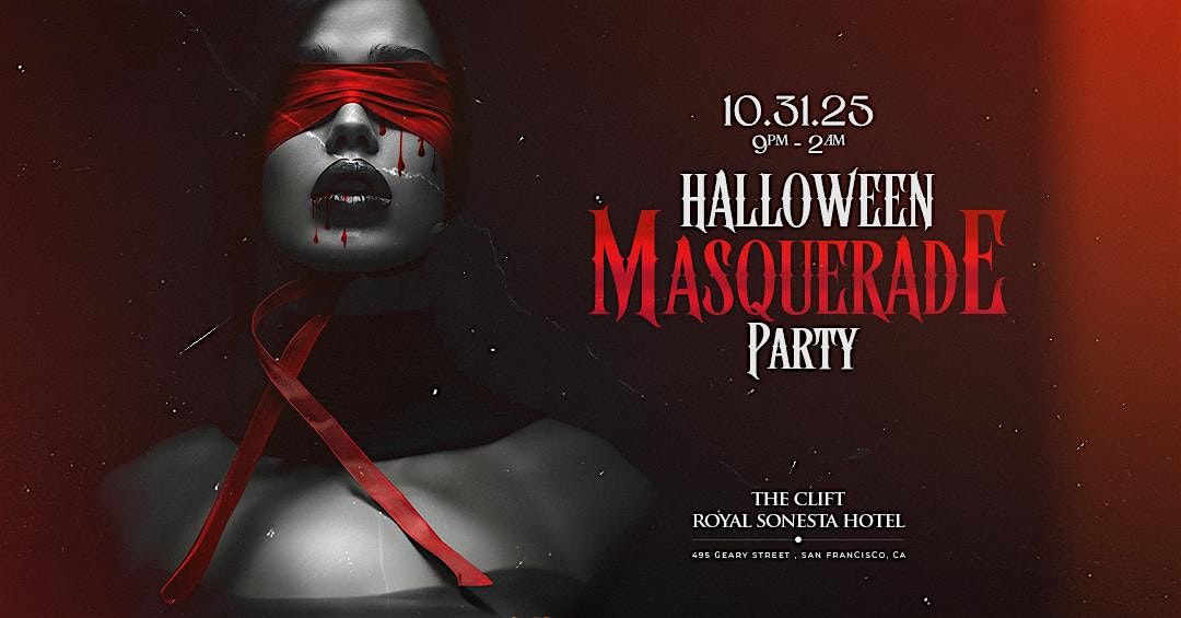 Halloween Masquerade Party at The Historic Clift Hotel