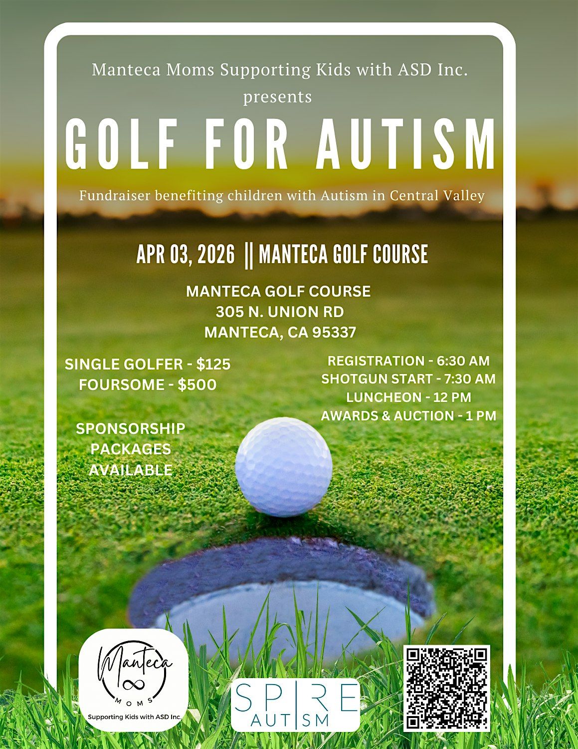 2026 Manteca Moms ASD Golf for Autism Fundraiser