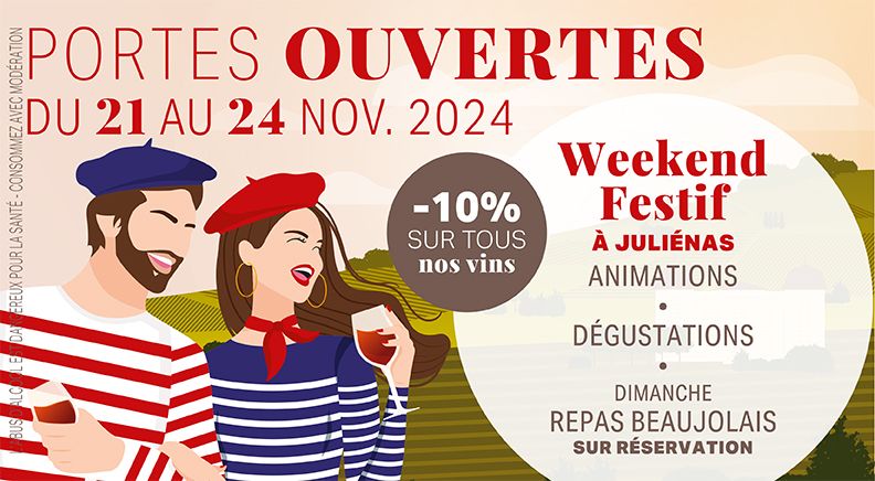 Portes ouvertes : Week-end Festif \u00e0 Juli\u00e9nas