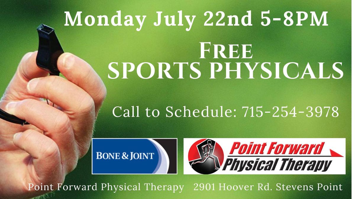 FREE SPORTS PHYSICALS