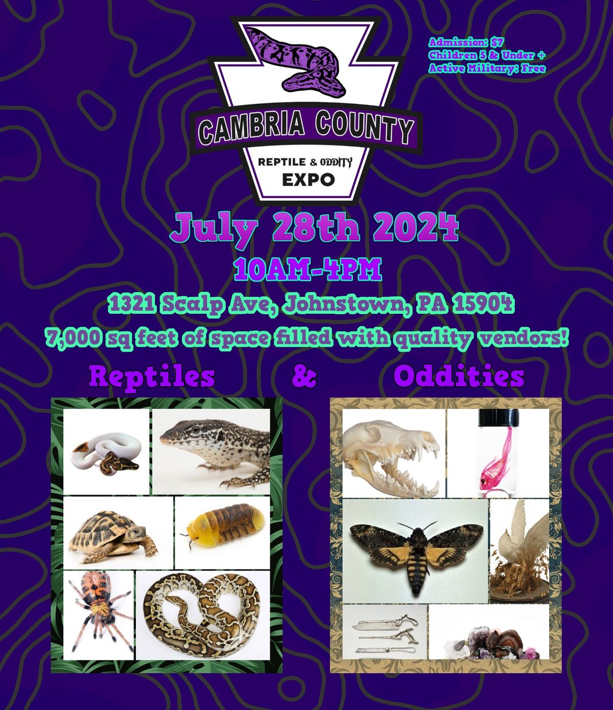 Cambria County Reptile & Oddity Expo