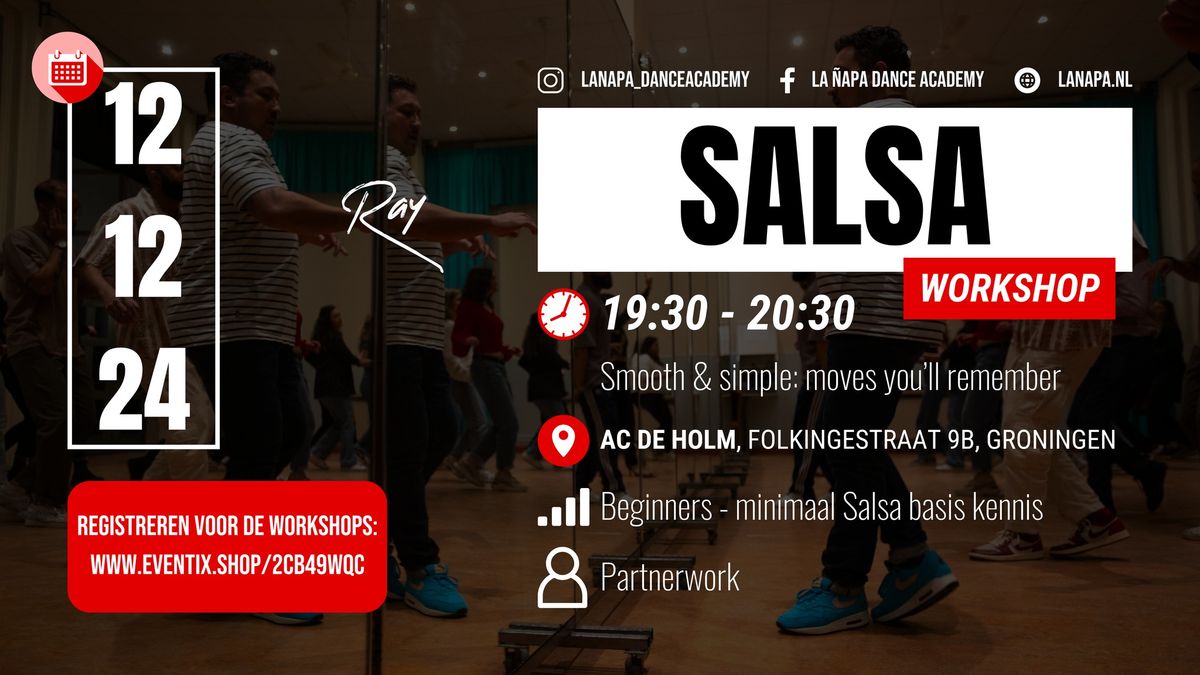 Salsa Workshop - Beginners (minimaal Salsa basis kennis)