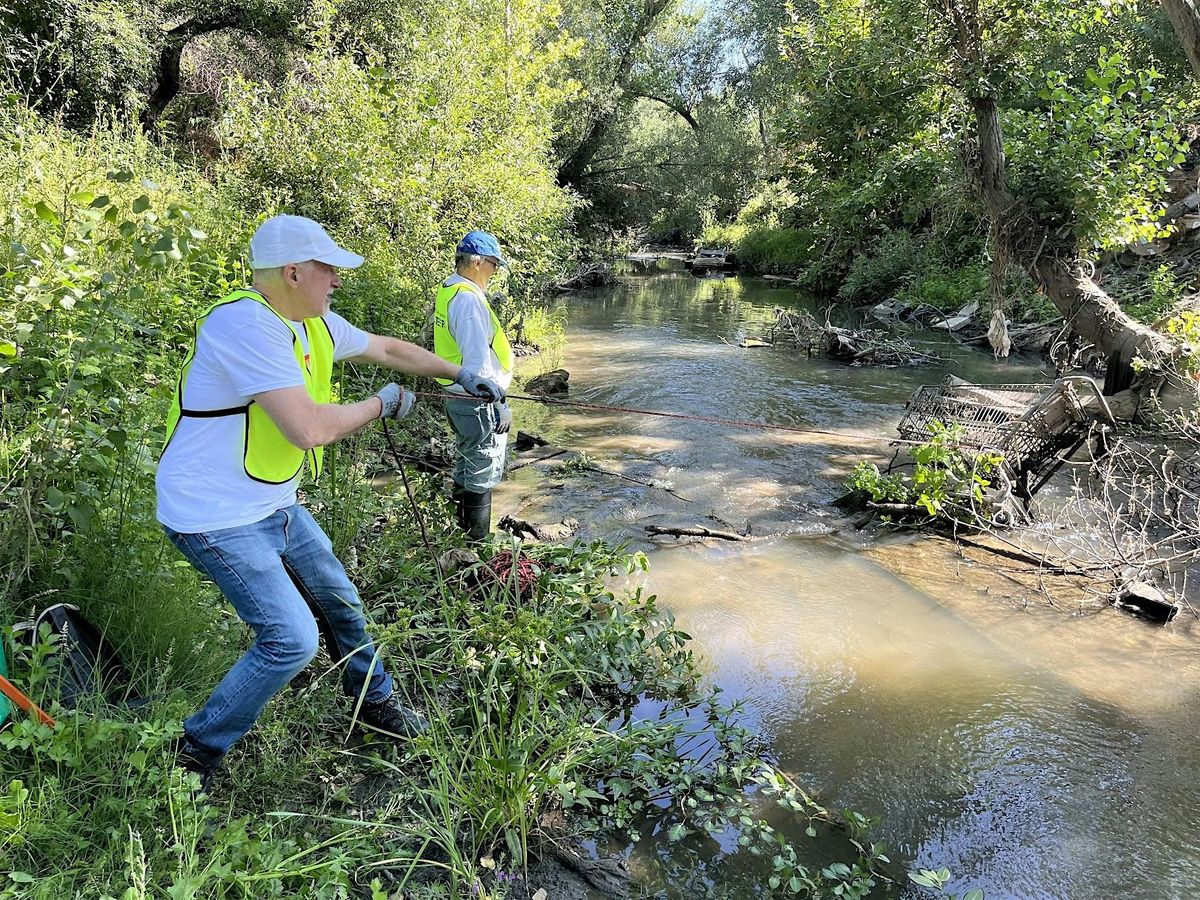 Creek Walkin' Cleanup Talkin'