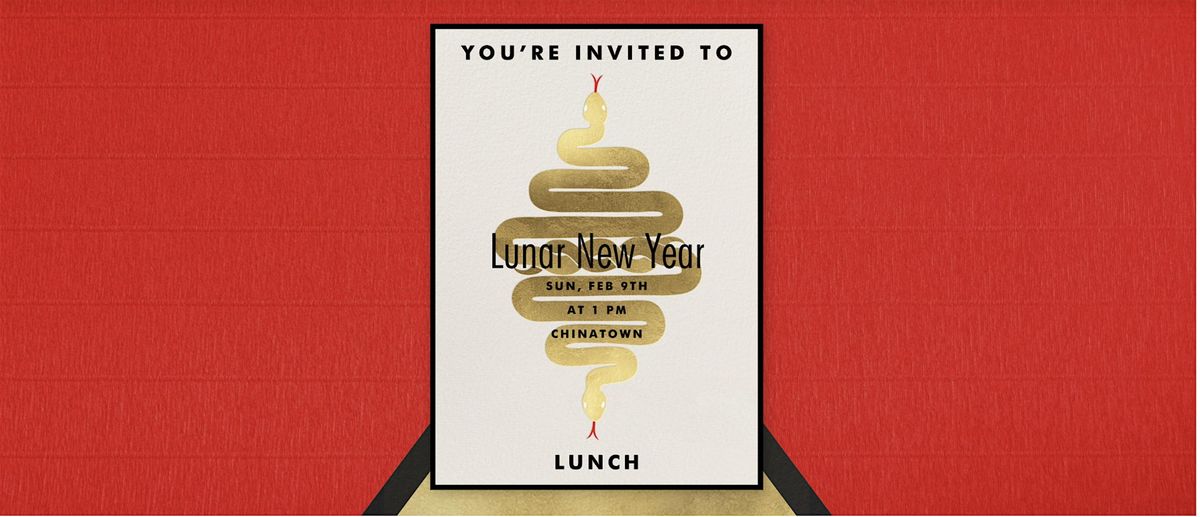 Lunar New Year Lunch 2025