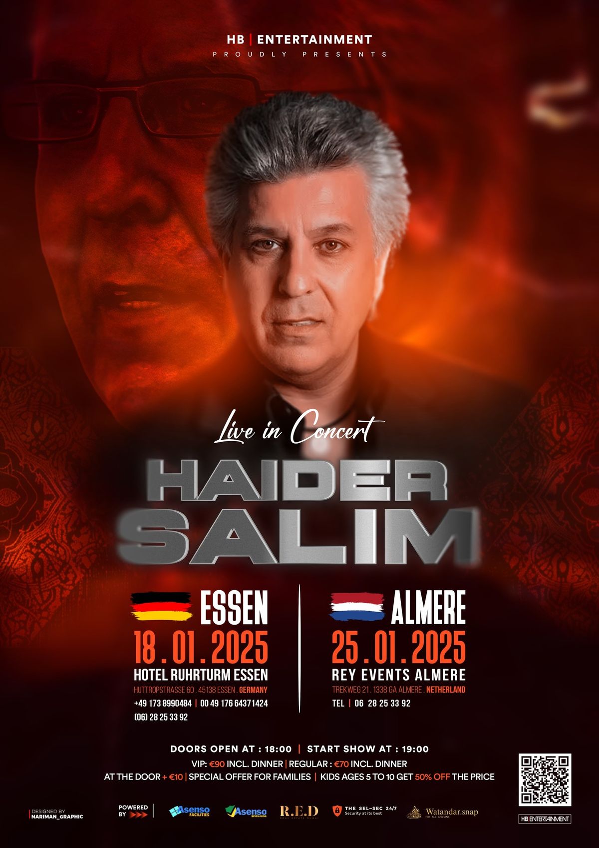 Haider Salim live in Essen and Almere