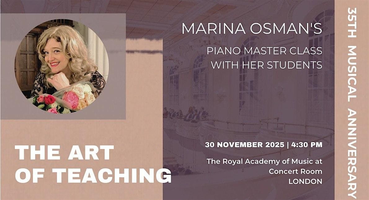 The Art of Teaching: Marina Osman's 35th Musical Anniversary