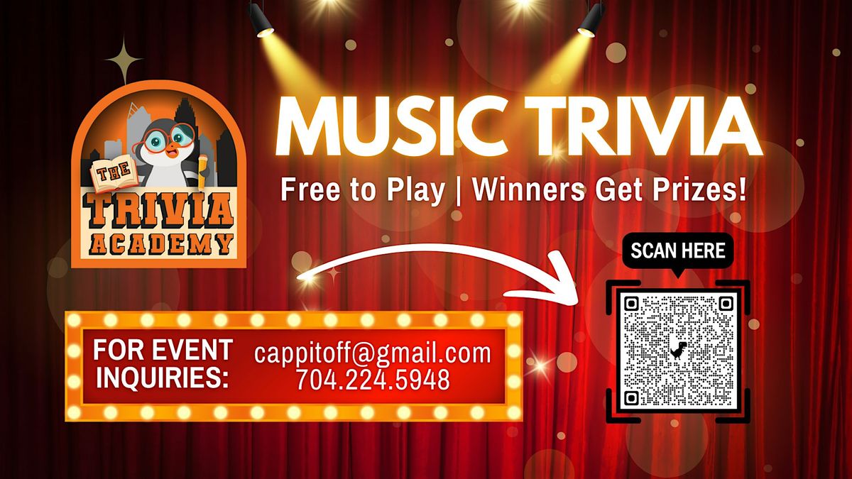 The Trivia Academy: Wednesday Music Trivia at The 500 Club