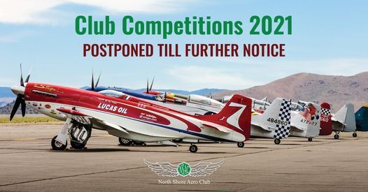 Club Competitions 2021 - POSTPONED!