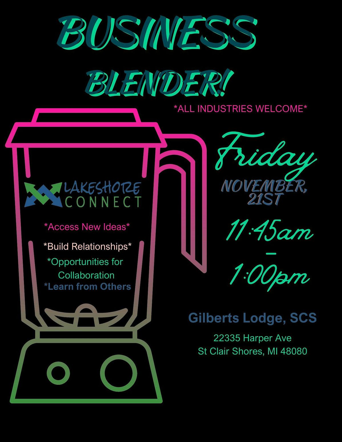 Business Blender\/ SCS Premier Speed Networking Series