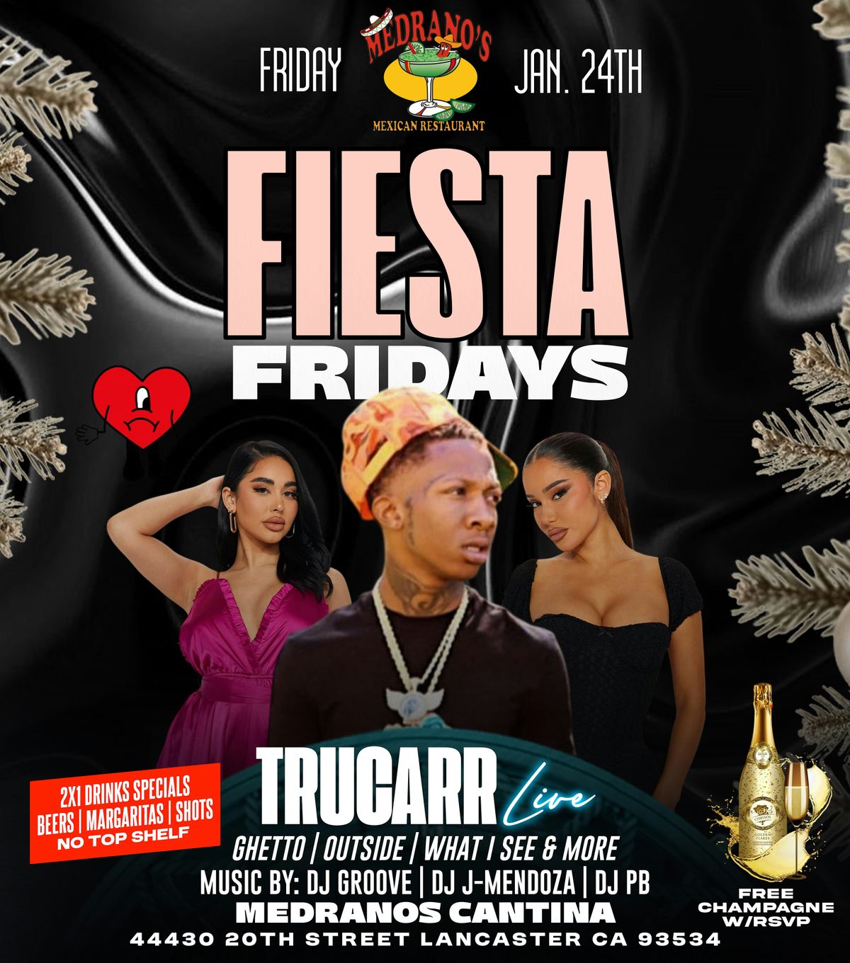 FIESTA FRIDAYS  W\/ SPECIAL GUEST "TRUCARR"