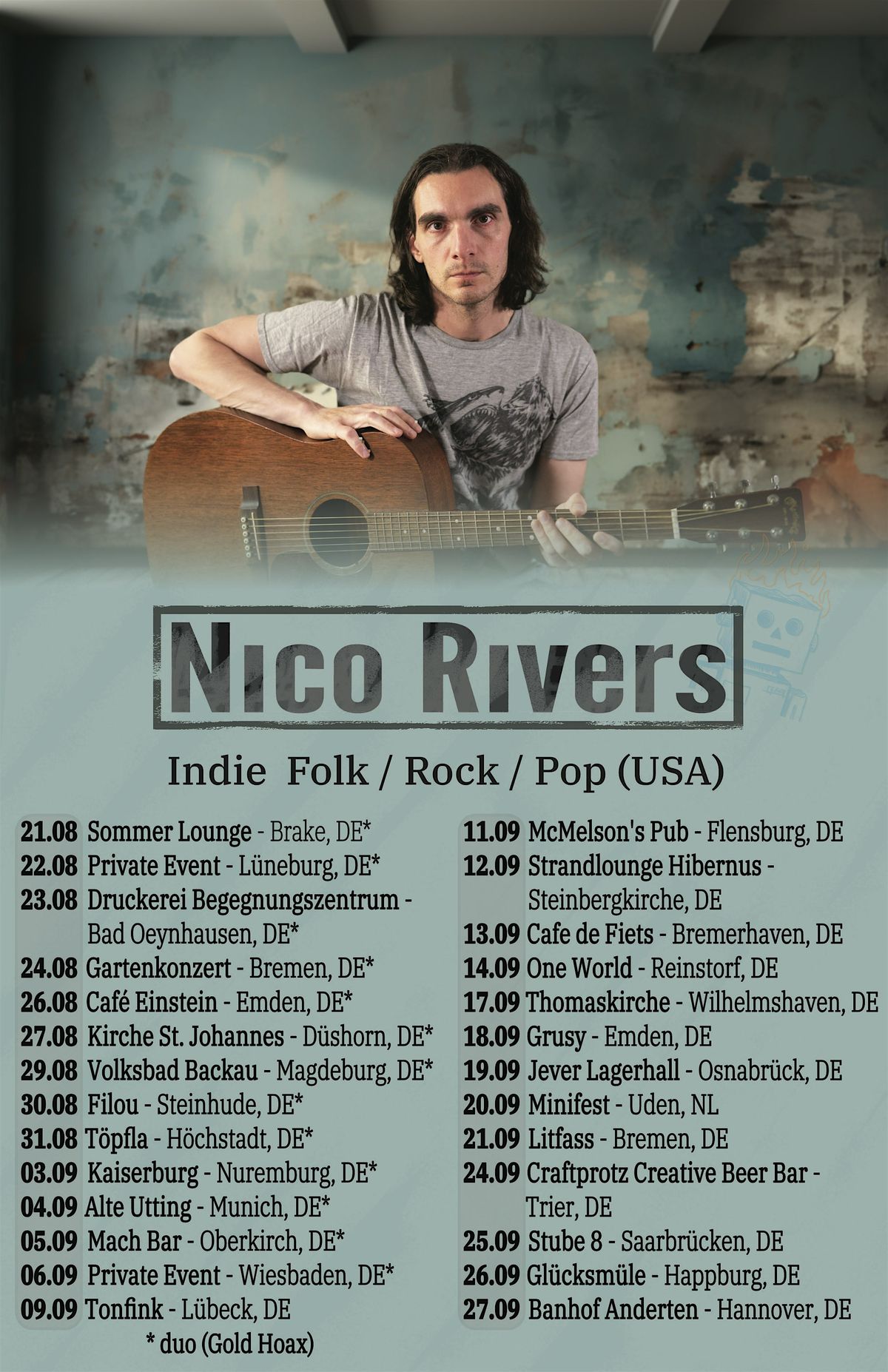 Nico Rivers (USA) @ McMelson's Pub