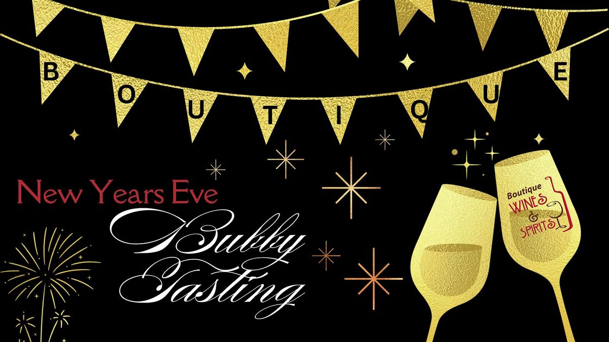 New Years Eve Bubbly Tasting at Boutique