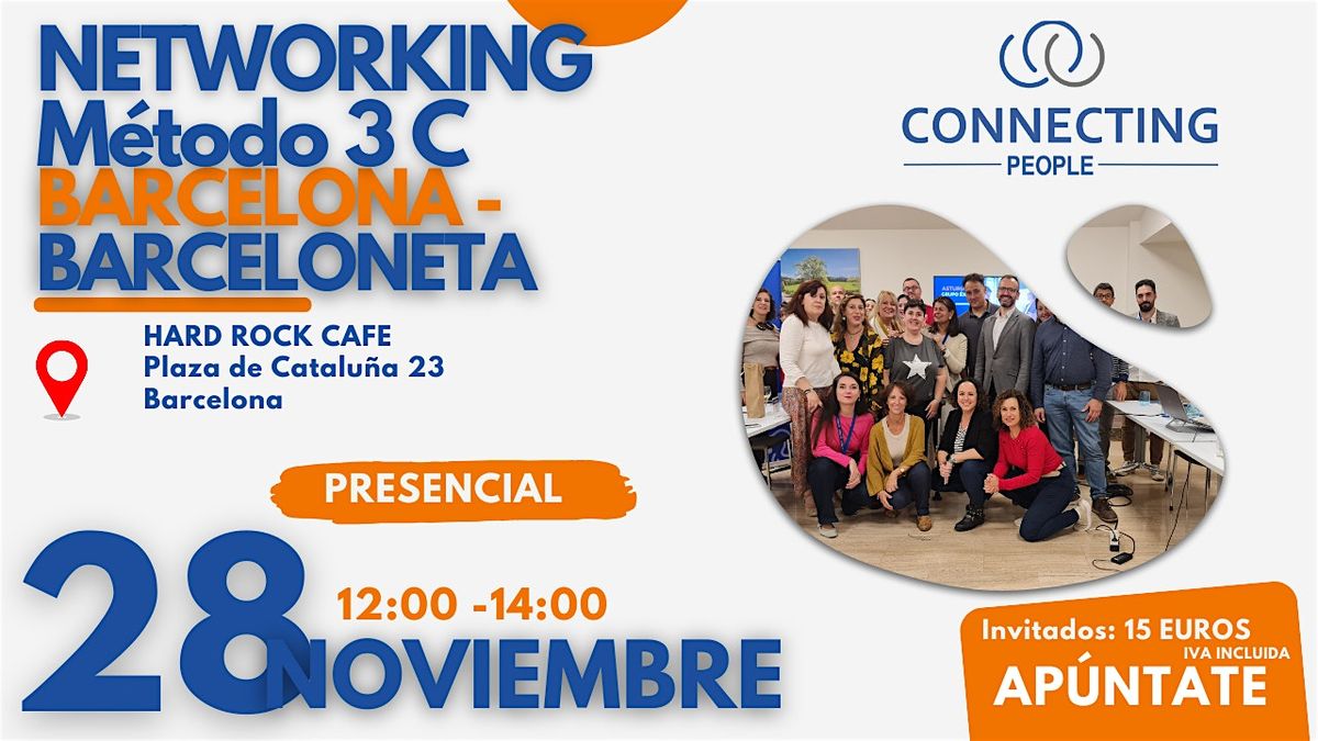 NETWORKING BARCELONA  PRESENCIAL - Connecting People Noviembre