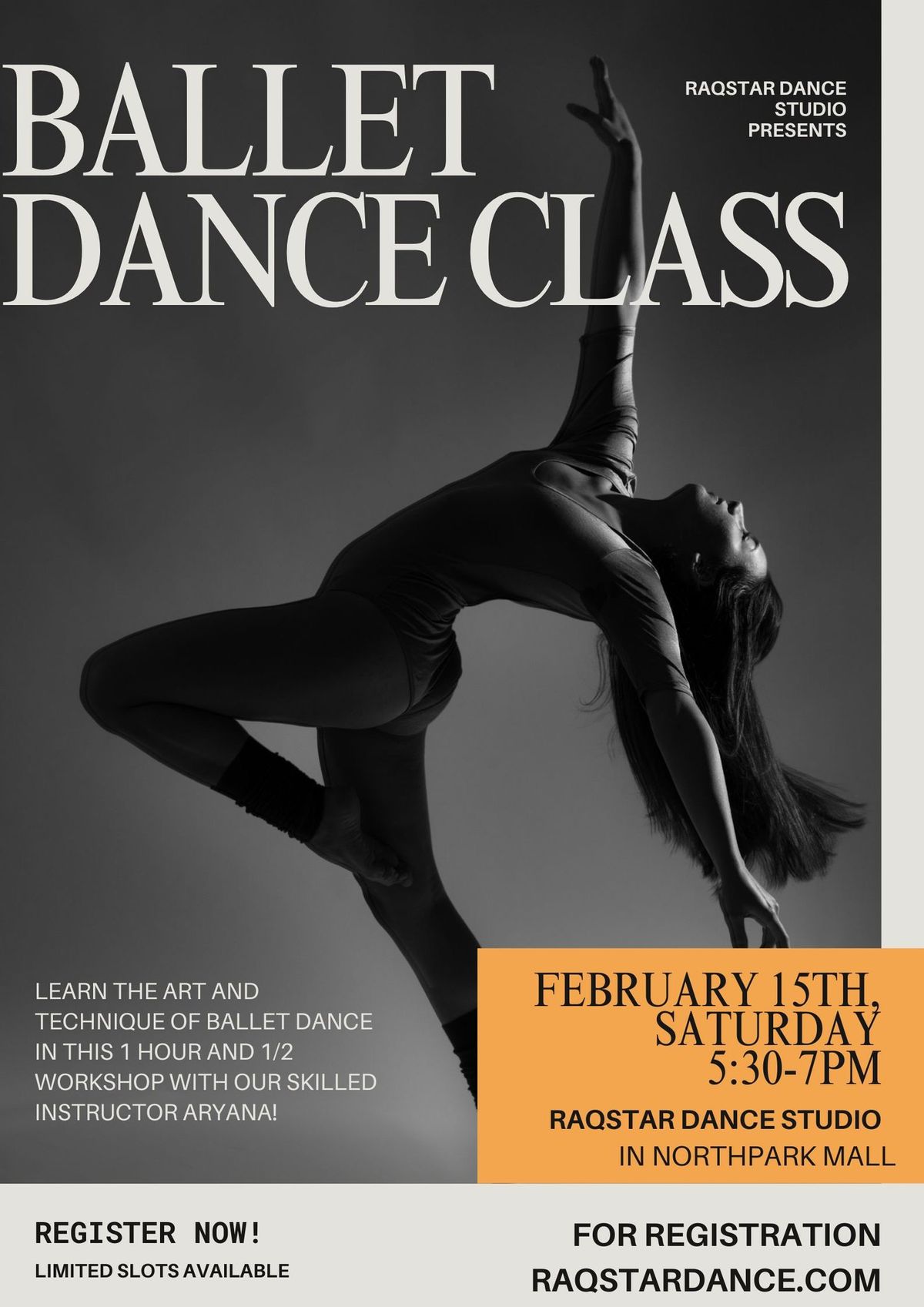 Adult Ballet Dance Class