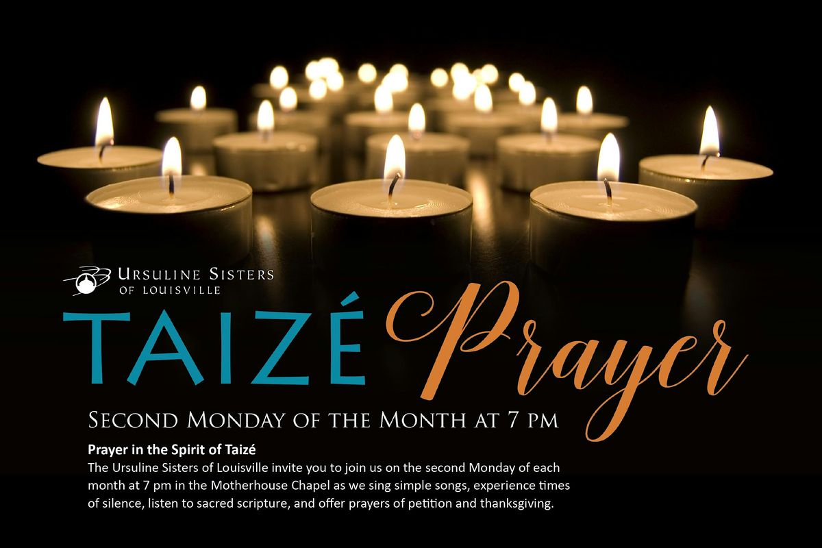 Prayer in the Spirit of Taiz\u00e9