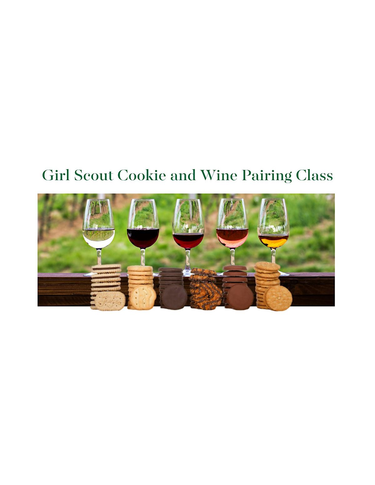 Cookie and Wine Pairing Class