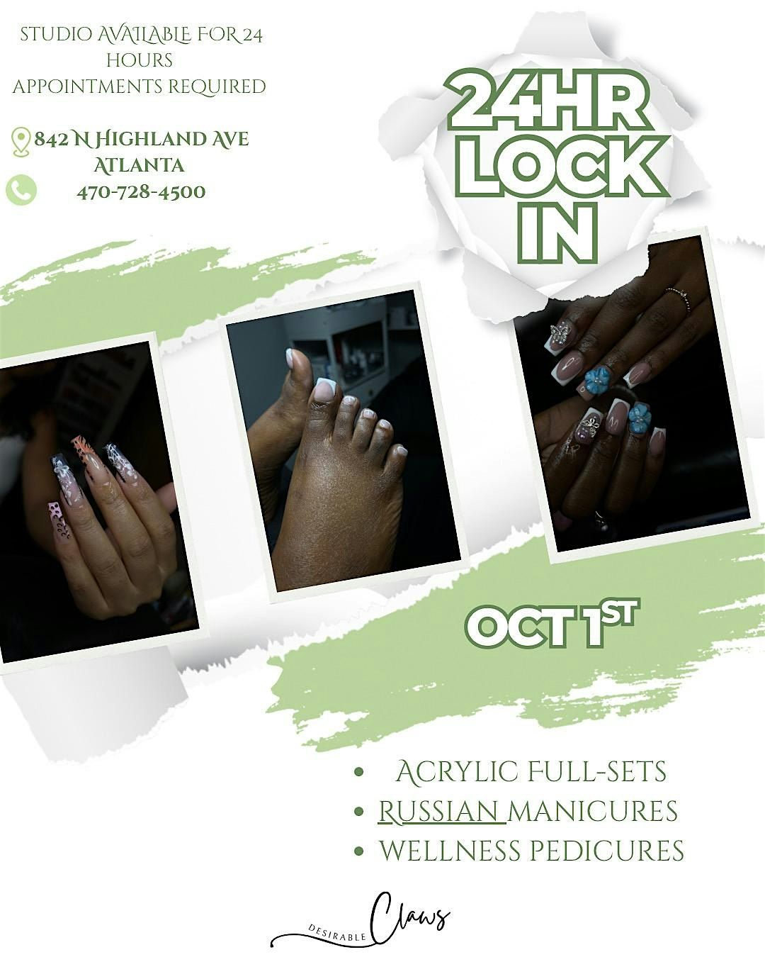 24 Hour Lock In Nail Marathon