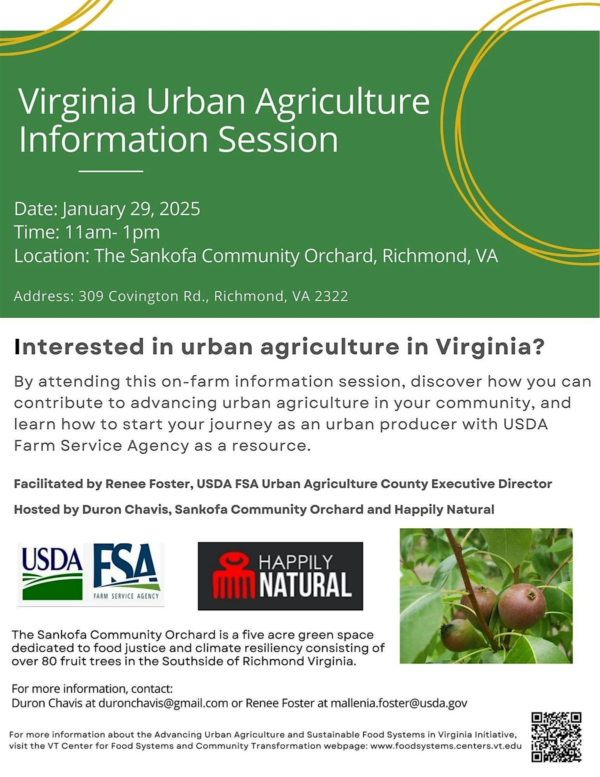 Virginia Urban Agriculture Information Session