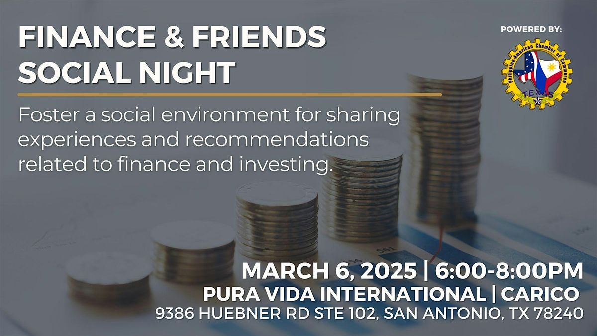 Finance & Friends Social Night