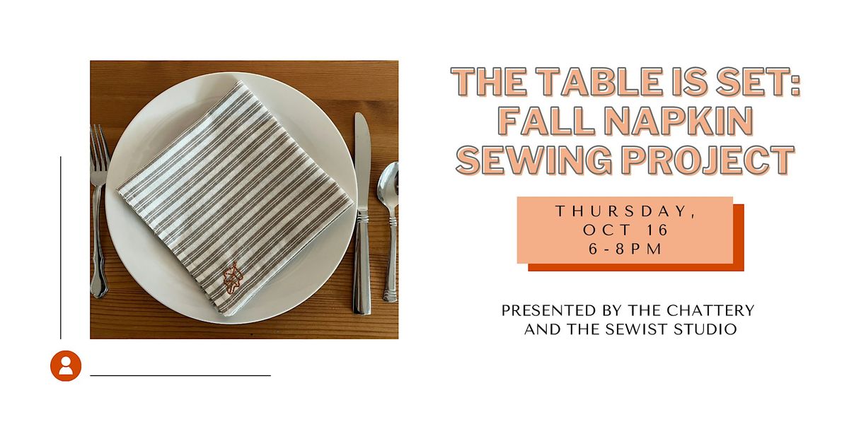 The Table is Set: Fall Napkin Sewing Project