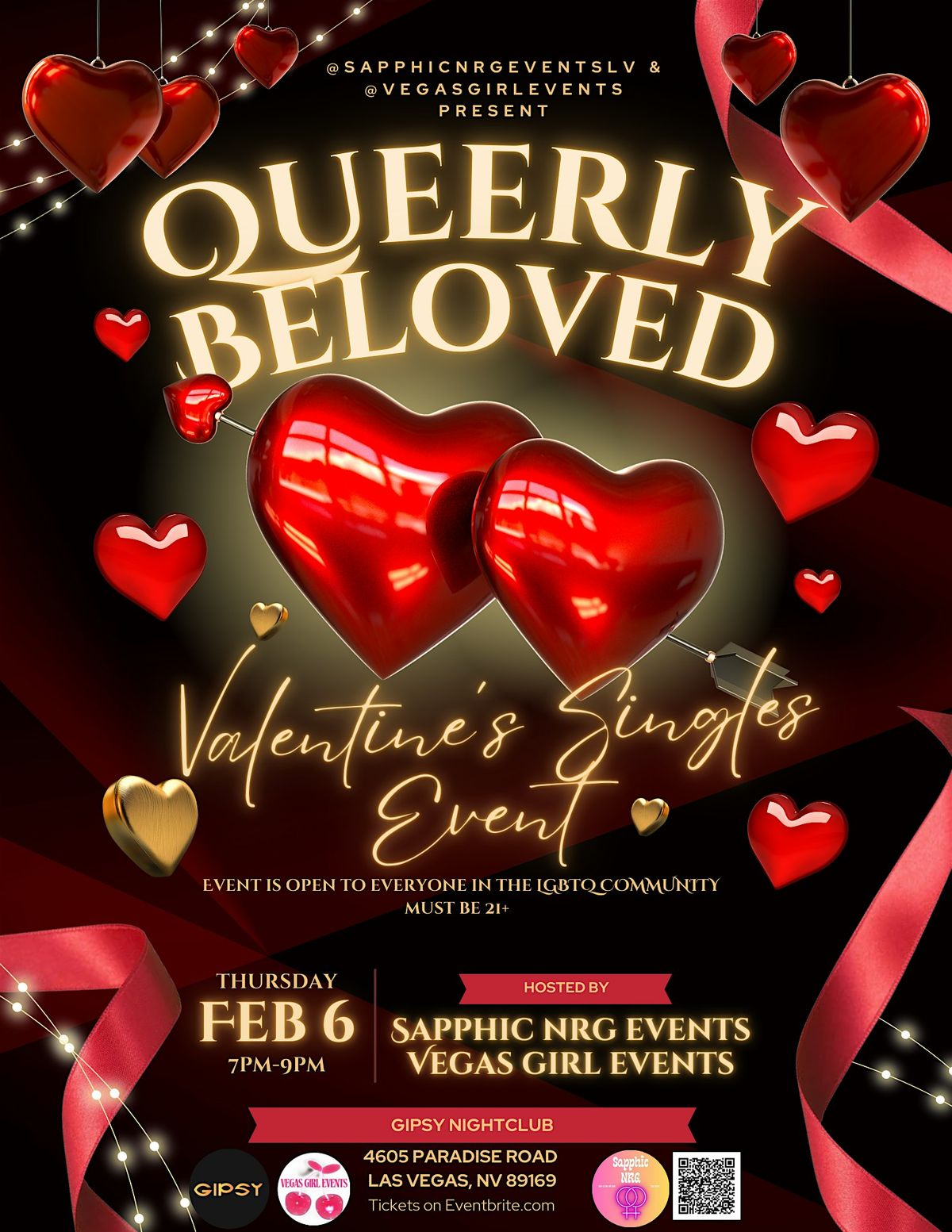 Queerly Beloved- LQBTQ+ Singles Mixer at Gipsy