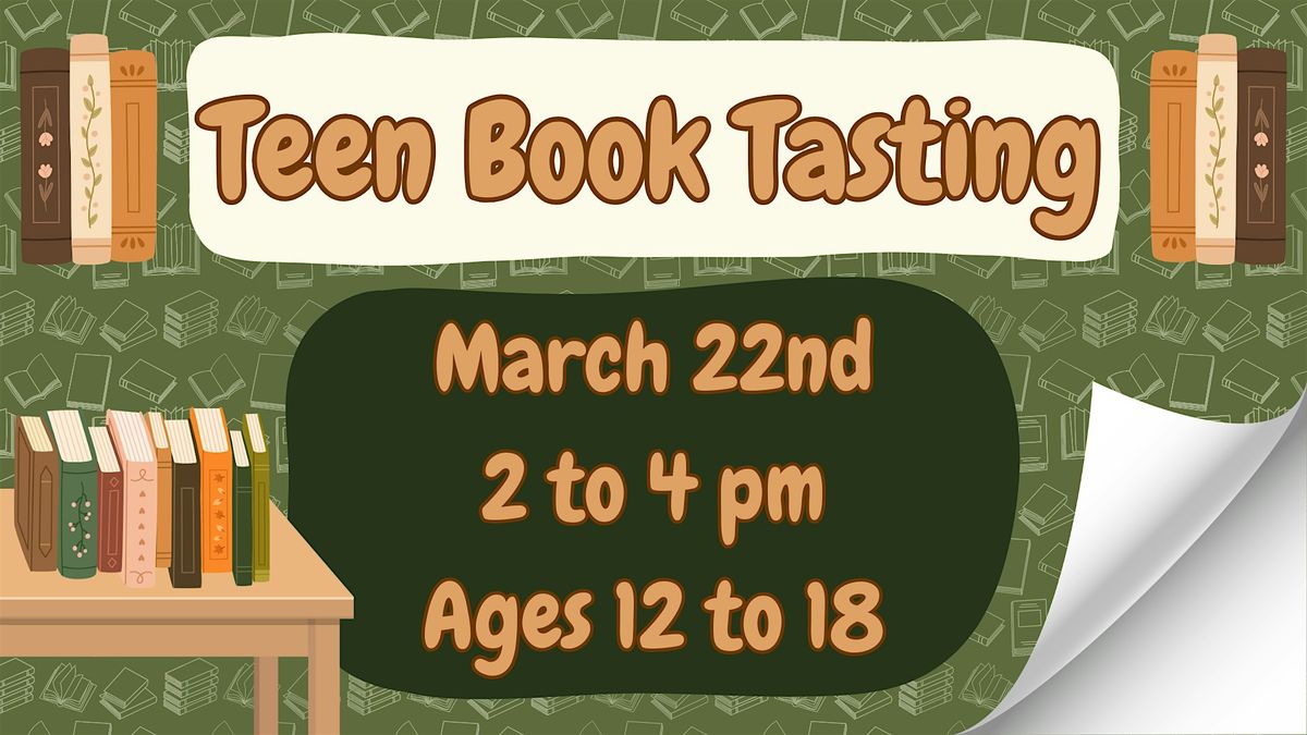 Teen Book Tasting