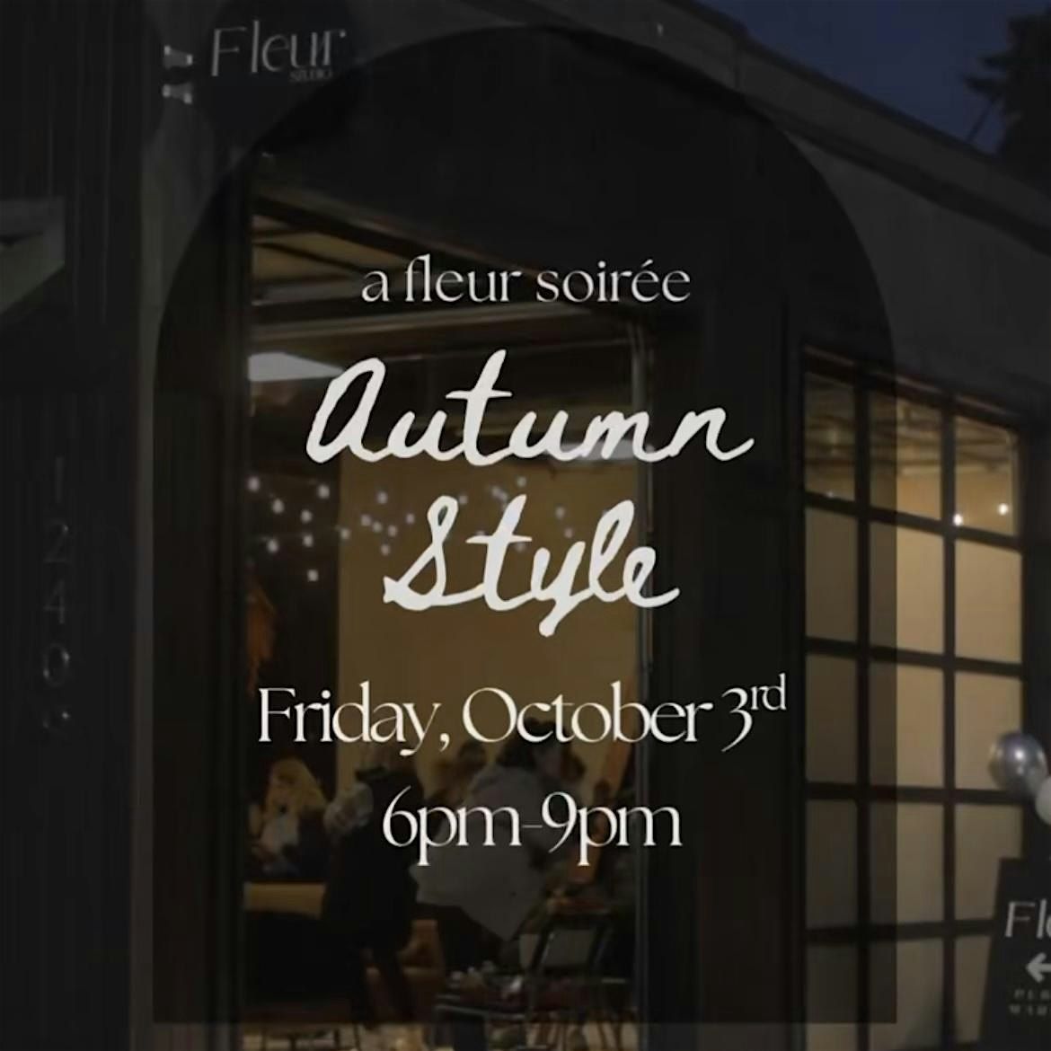 Fleur Soir\u00e9e: Autumn Style