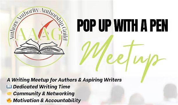 Pop Up with a Pen Meetup (In-Person)