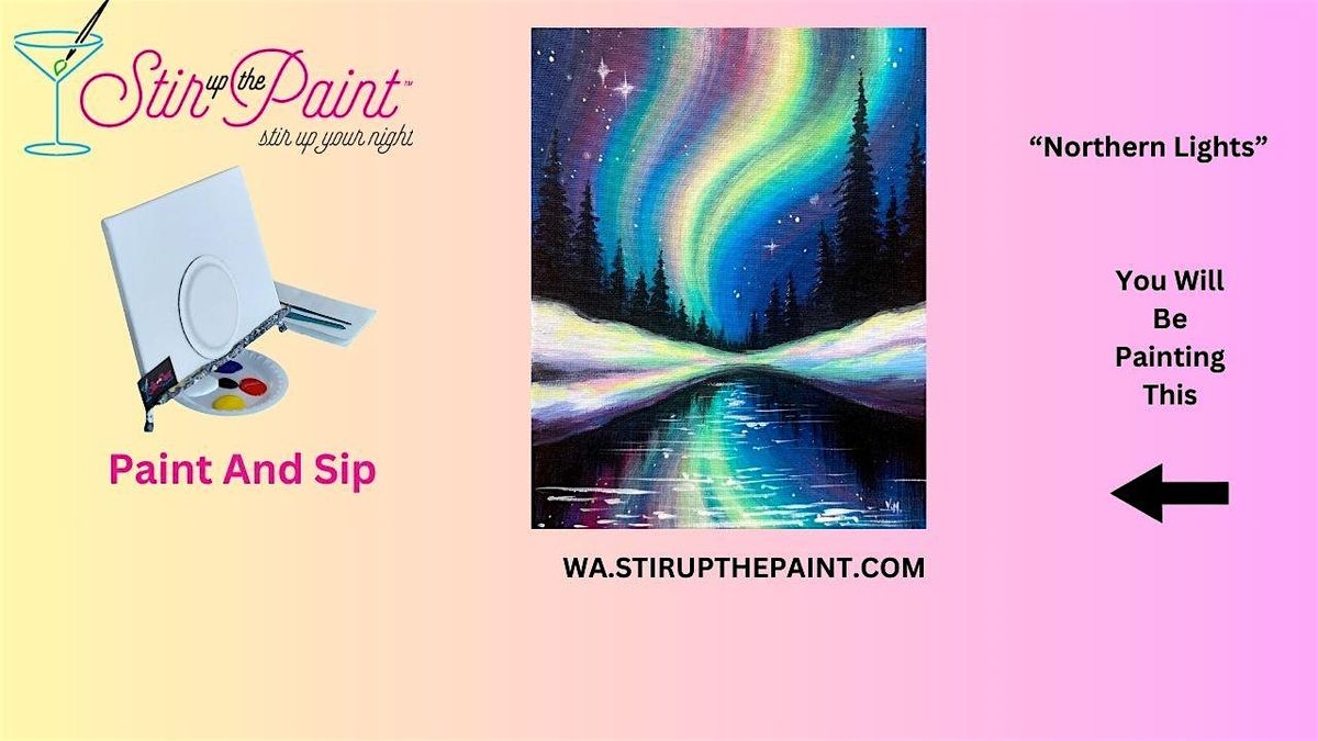 Seattle Paint and Sip, Paint Party, Paint Night  With Stir Up The Paint