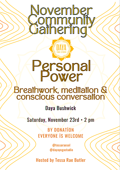 Community Gathering: Personal Power