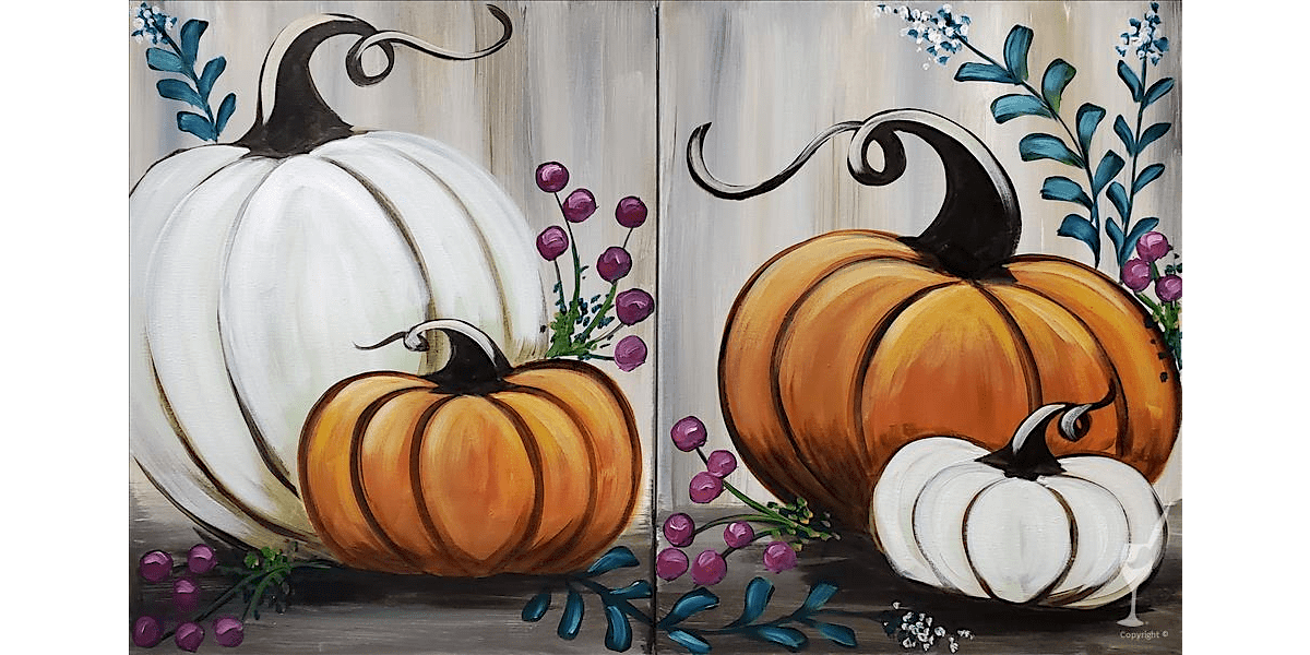 Berry and Pumpkins - Paint and Sip in San Antonio | Classpop!\u2122