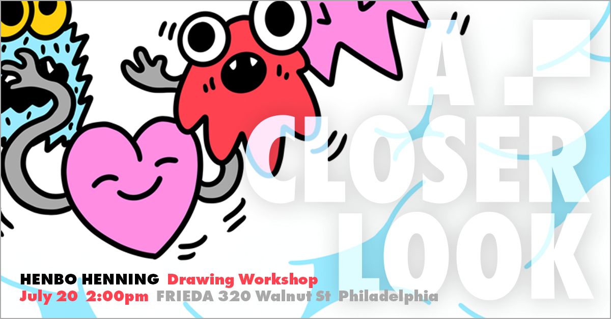 A closer look: Drawing workshop with Henbo Henning