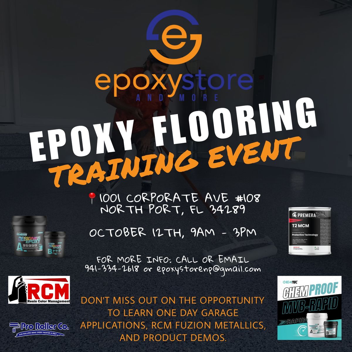 Epoxy Store and More North Port Training Day!!