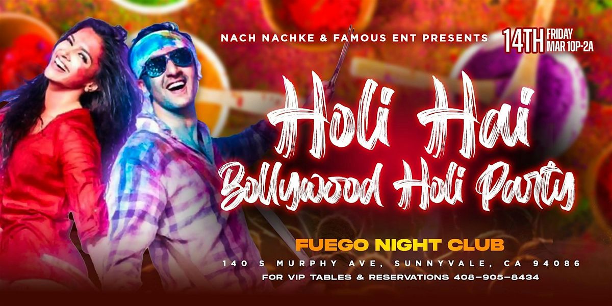 MARCH 14| Bollywood Holi Party | DJ SSB