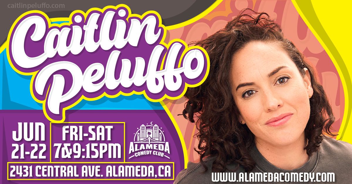 Caitlin Peluffo at the Alameda Comedy Club