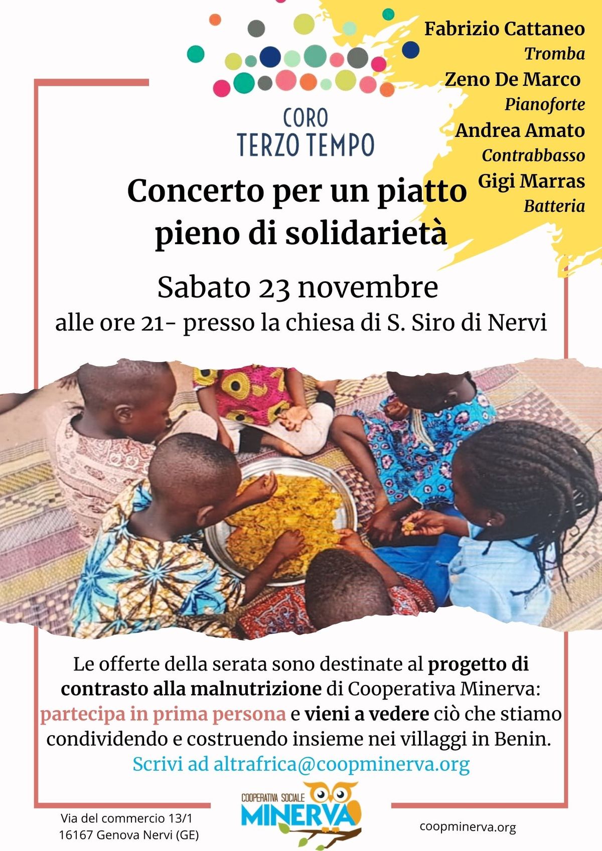 Concerto per un piatto pieno di solidariet\u00e0