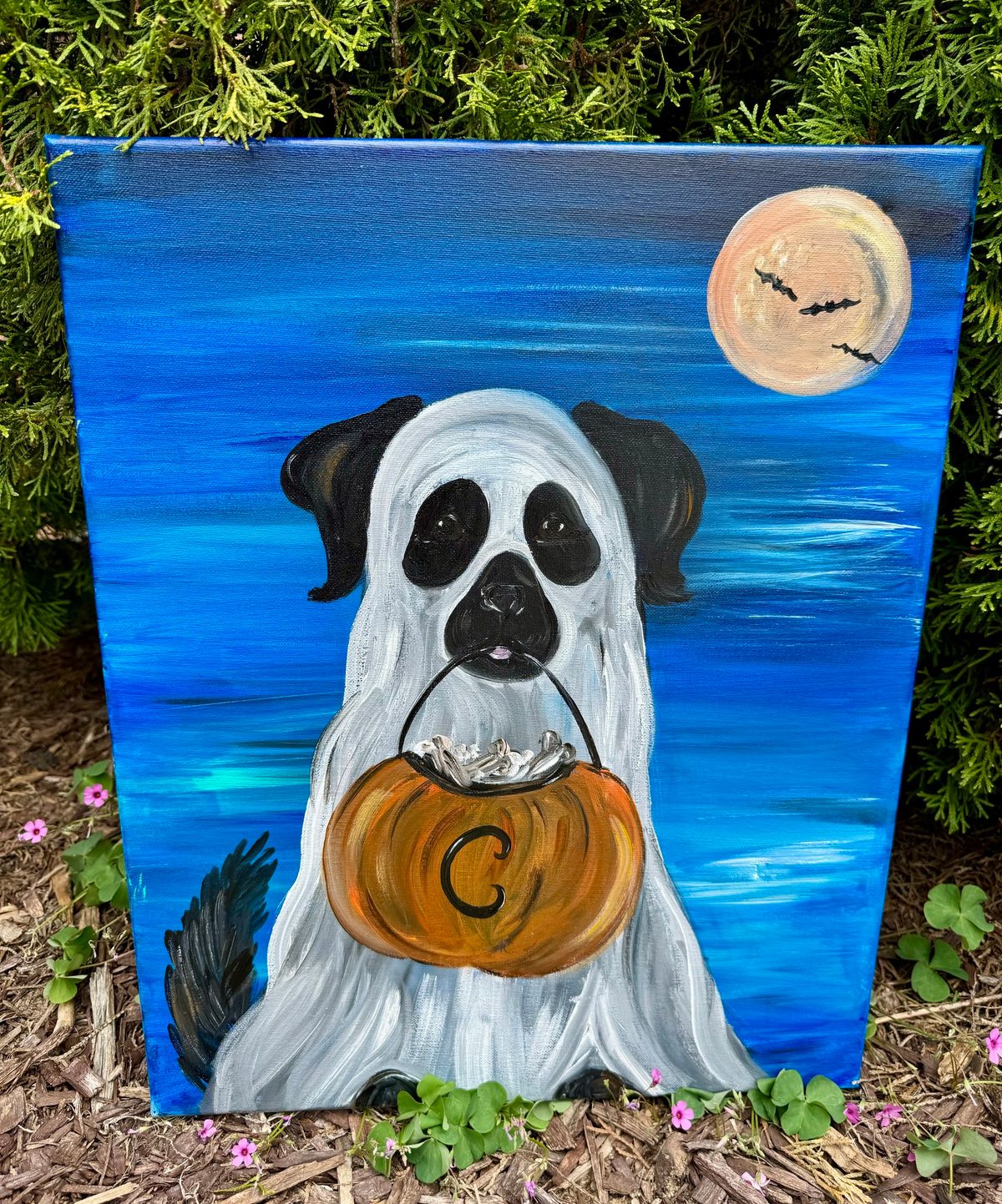 Doggie Ghost Sip & Paint at High Point Bistro & Social Club Oct 3rd 