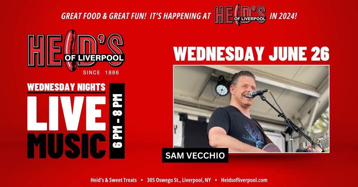 Heid's Live Music featuring Sam Vecchio
