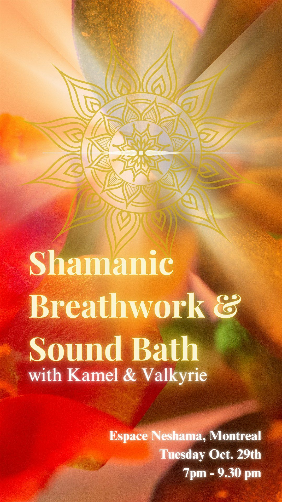 Breathwork, Hape  & Sound Healing with Valkyrie & Kamel