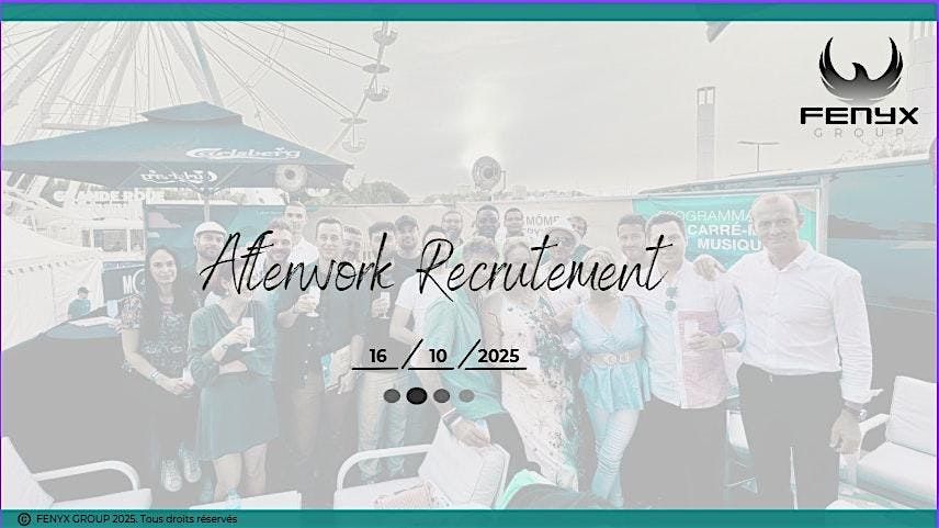 FENYX Group- Afterwork Recrutement