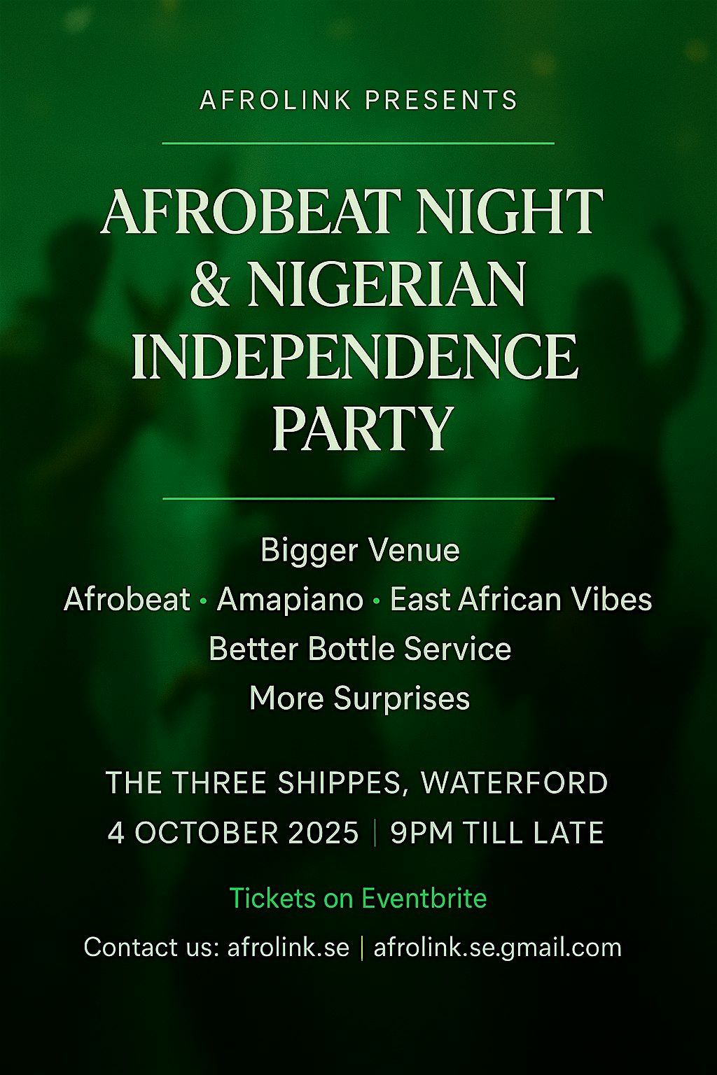 Afrobeat Night and Nigerian Independence Party