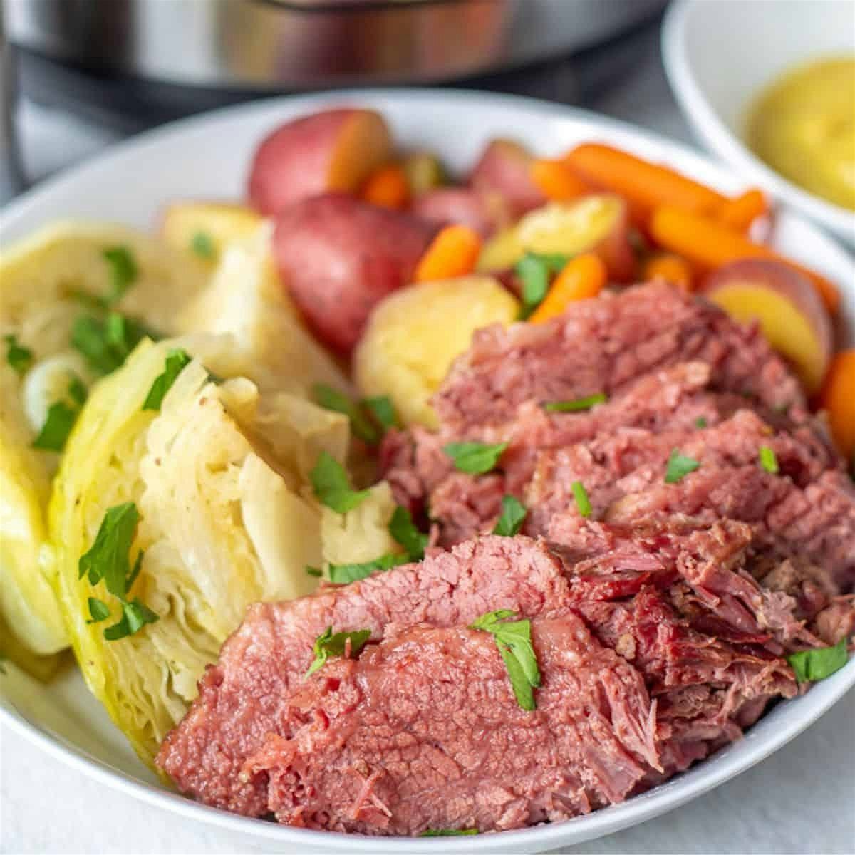 Corned Beef & Cabbage Dinner