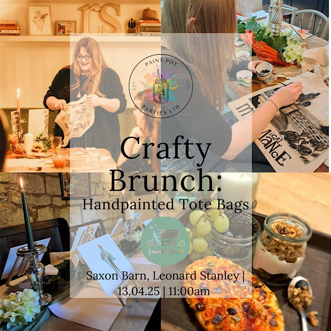 Crafty Brunch: Handpainted Tote Bags (Saxon Barn)